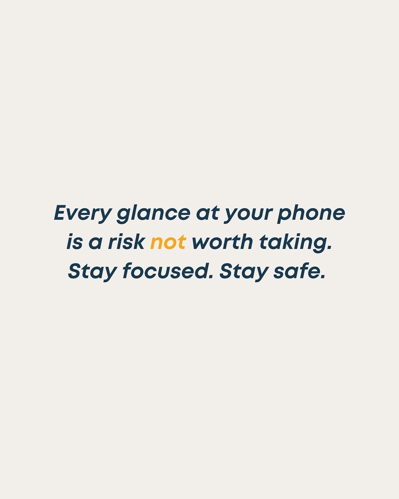 ffp_law's tweet photo. Distracted Driving Stats ☏⁠
⁠
Did you know every 44 seconds in Florida, a crash occurs. One in seven crashes is due to a distracted driver.⁠

Every glance at your phone is a risk not worth taking. Stay focused. Stay safe. ⁠
#ffplaw #distracteddriving #gainesville #florida https://t.co/dNhwJQRibW