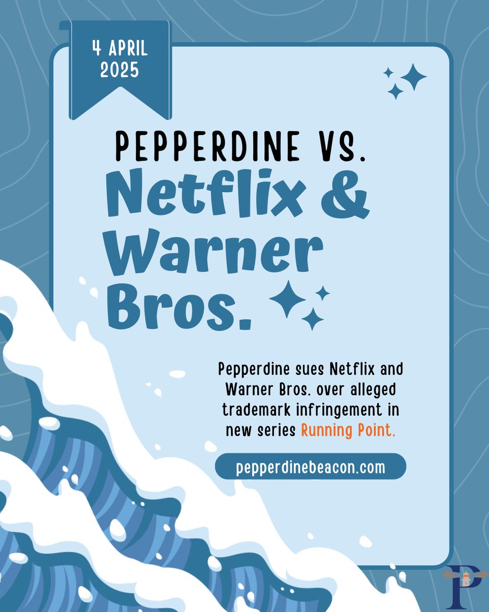 PeppBeacon's tweet photo. Pepperdine takes legal action against Netflix and Warner Bros., claiming that the Running Point series misuses its name, colors, and legacy.
Read the full story at the link below!
#Pepperdine #Netflix 
https://t.co/gOfa31k34N https://t.co/T8cwcSEGQQ