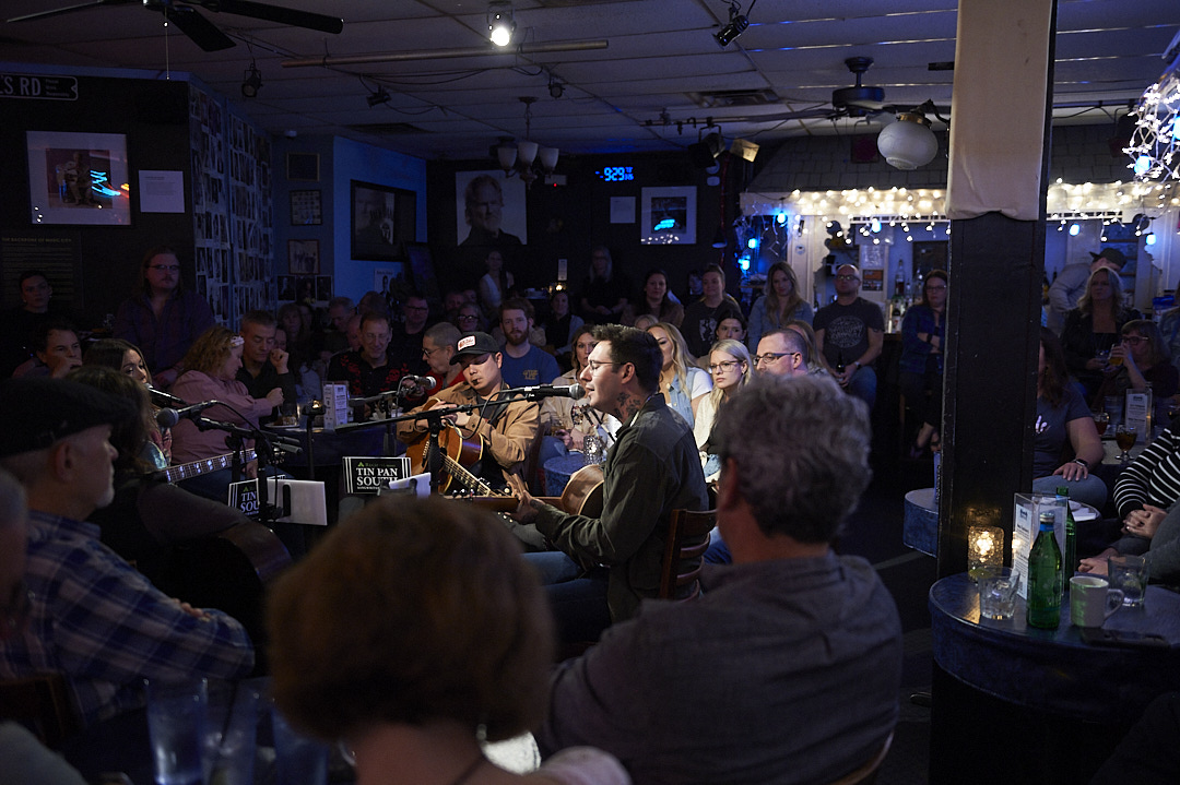 Wishing we could replay all of the amazing shows from @bluebirdcafetn during Tin Pan South! Nights here are always so special. 💙🎶'

 Photo credit: Tom Turk