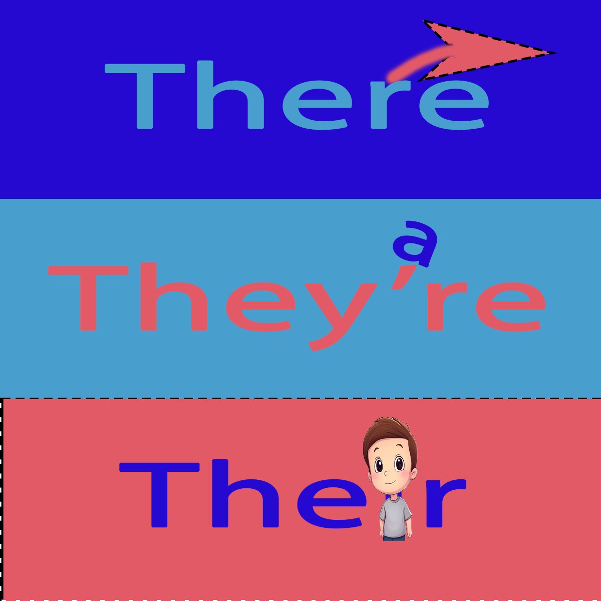 LearnWithELT's tweet photo. Welcome to a quick and easy guide on mastering the tricky trio of “their,” “there,” and “they’re”! If you’ve ever found yourself second-guessing which one to use in a sentence, you’re not alone—these commonly confused words...Read more

https://t.co/spzToIiOUT https://t.co/nNC1oSWGEI
