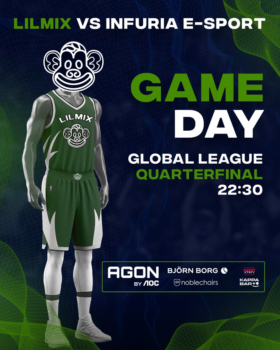 Lilmixgg (@lilmixgg) on Twitter photo 🚨 PLAYOFF GAMEDAY 🚨
🏆 <a href="/GlobalLeague2k/">Global League (GL)</a>
📊 Quarter-Finals
🏀 vs. <a href="/InFuria_esport/">InFuria E-sport</a>
⏰ 22.30
📺 twitch.tv/pontuzhultin
PG. <a href="/LuvAmari_/">𝓐𝓶𝓪𝓻𝓲</a>
SG. <a href="/xxGUSI/">❌️</a>
SF. <a href="/pontuzhultin/">pontushultin-</a>
PF. <a href="/JmJuggin/">JM</a>
C. <a href="/Filipecaos/">Filip Kręcidło</a>
#lilfam 🐵 🚨 PLAYOFF GAMEDAY 🚨
🏆 <a href="/GlobalLeague2k/">Global League (GL)</a>
📊 Quarter-Finals
🏀 vs. <a href="/InFuria_esport/">InFuria E-sport</a>
⏰ 22.30
📺 twitch.tv/pontuzhultin
PG. <a href="/LuvAmari_/">𝓐𝓶𝓪𝓻𝓲</a>
SG. <a href="/xxGUSI/">❌️</a>
SF. <a href="/pontuzhultin/">pontushultin-</a>
PF. <a href="/JmJuggin/">JM</a>
C. <a href="/Filipecaos/">Filip Kręcidło</a>
#lilfam 🐵