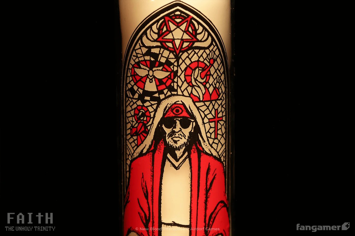 Airdorf's tweet photo. It's time to take your next step as a lower-tier acolyte! Only TRUE FOLLOWERS OF GARY (a normal human being just like you and me) will order these beautiful Gary-themed double-sided prayer candles! Available only on Fangamer (link in reply) 😈 https://t.co/nIORFg7Ow9