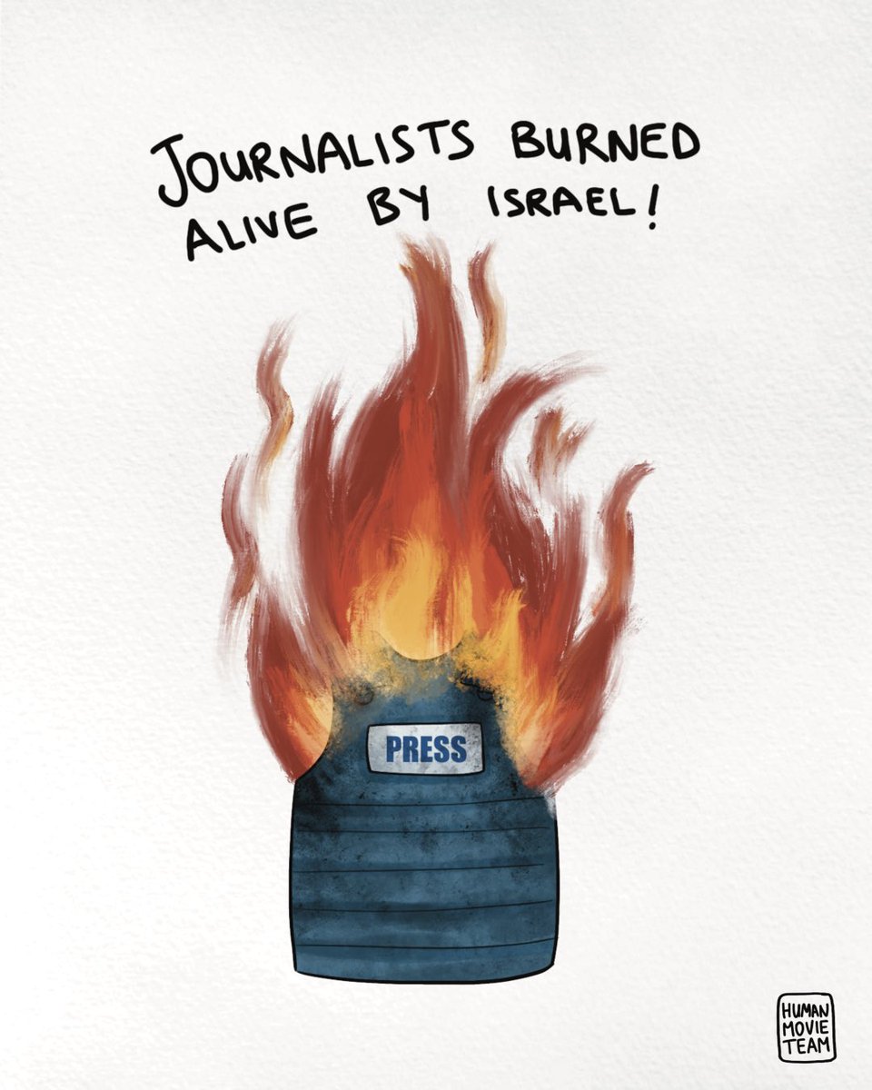 🔴 Gazze’de gazeteciler sistematik olarak hedef alınıyor.

7 Ekim 2023’ten bu yana işgalci İsrail’in saldırılarında yüzlerce gazeteci katledildi. Bu, modern tarihin en büyük gazeteci katliamlarından biri oldu.

🔴 Journalists are being systematically targeted in Gaza.

Since