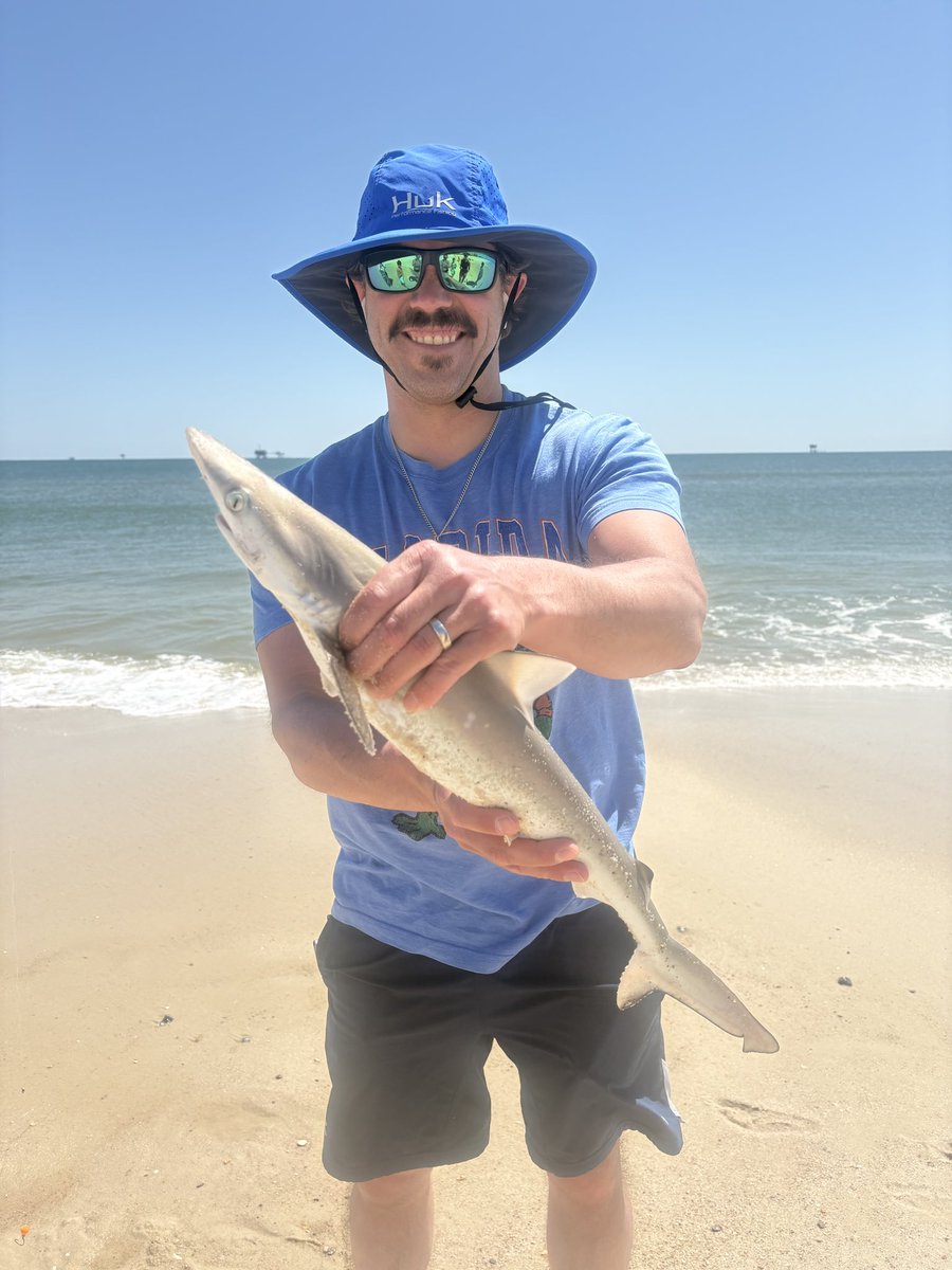 CoachVBerg's tweet photo. Cross that off Max’s list. A pompano double and a shark! #purefishing https://t.co/Ei22Sw8ufg