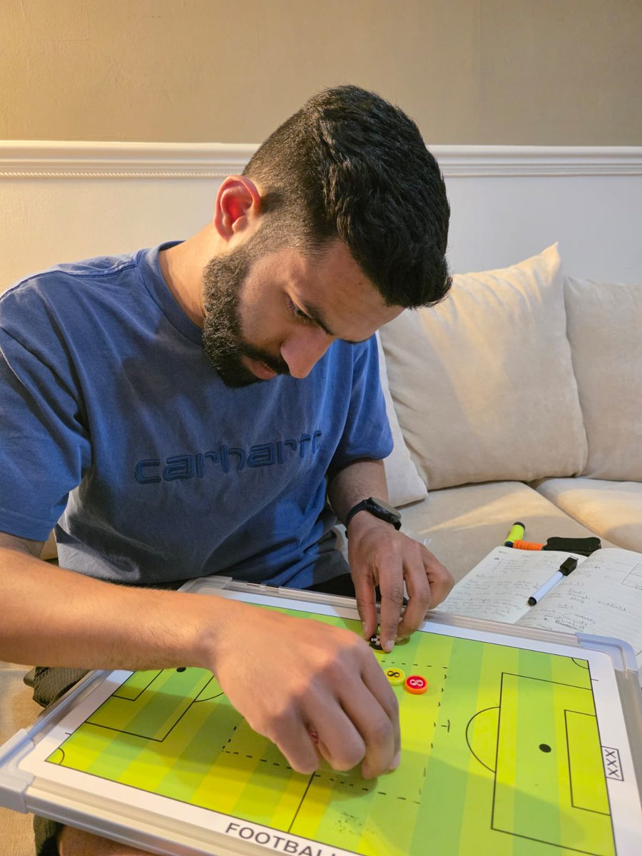 <a href="/faisalraisi10/">Faisal Al Raisi</a> works really hard to continue to learn and develop as a Coach and as a Person. Love his Curiousity and mindset to strive to be the best he can. A real joy to Mentor as he prepares for his next UEFA B Block. Keep up the good work 👏⚽️