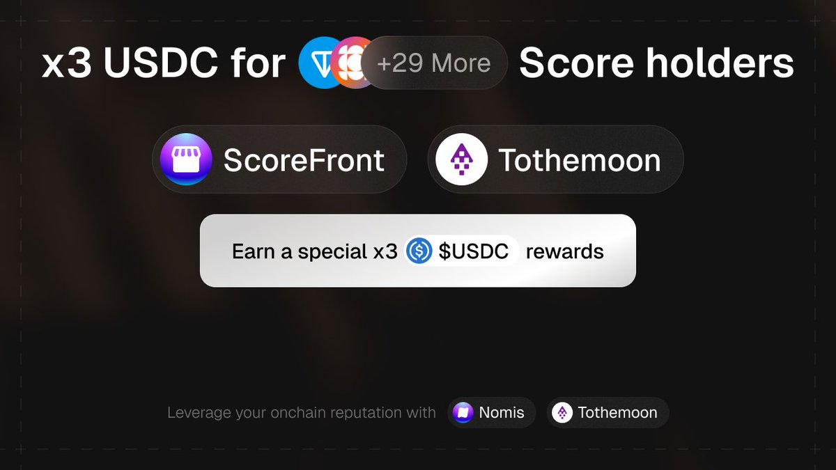 🏬 ScoreFront | Leveraging onchain reputation tweet media