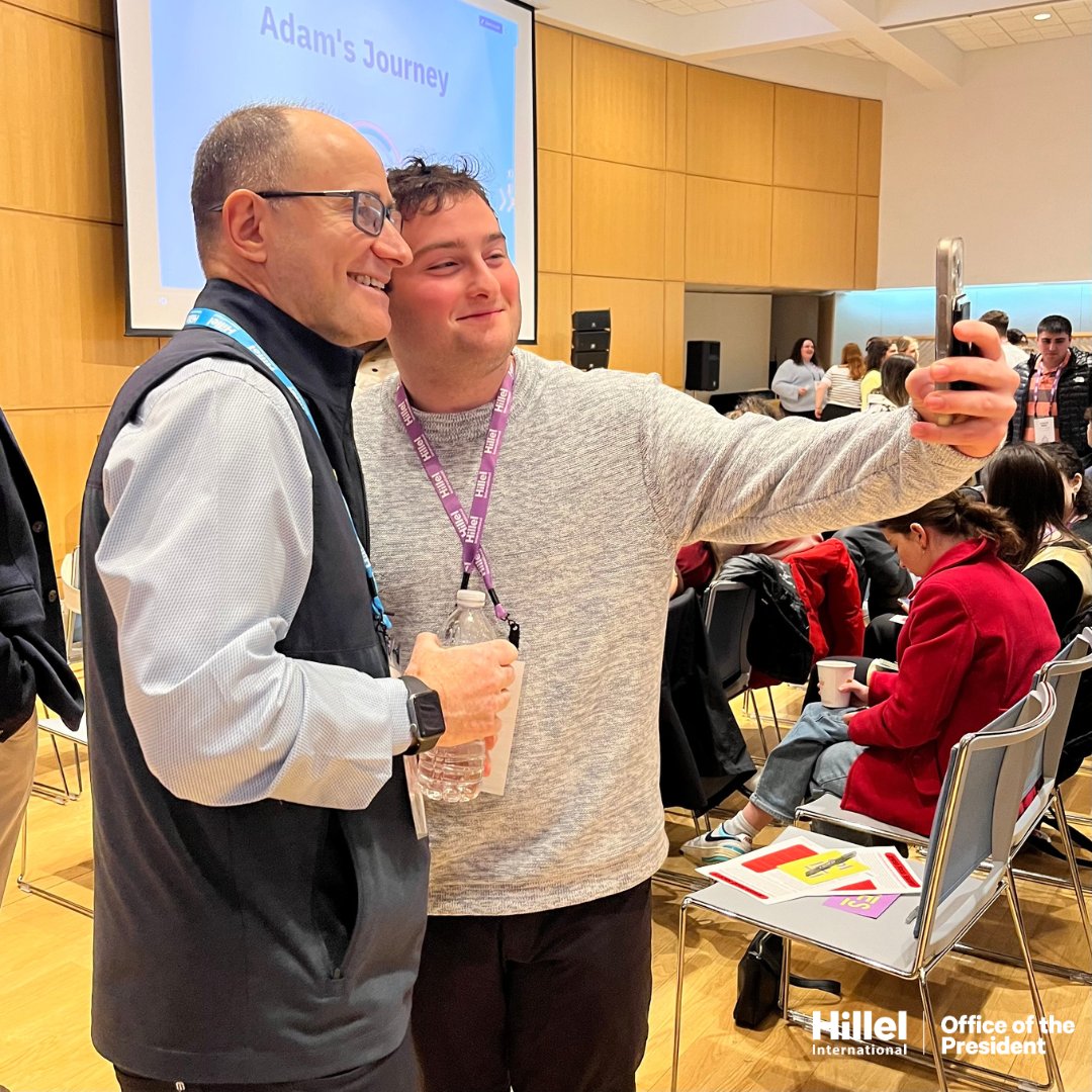 Great spending time with 60 student leaders at our Content Creators Forum at Columbia/Barnard Hillel. This program helps students sharpen their storytelling and social media skills to advocate for Jewish communities and celebrate Jewish life.