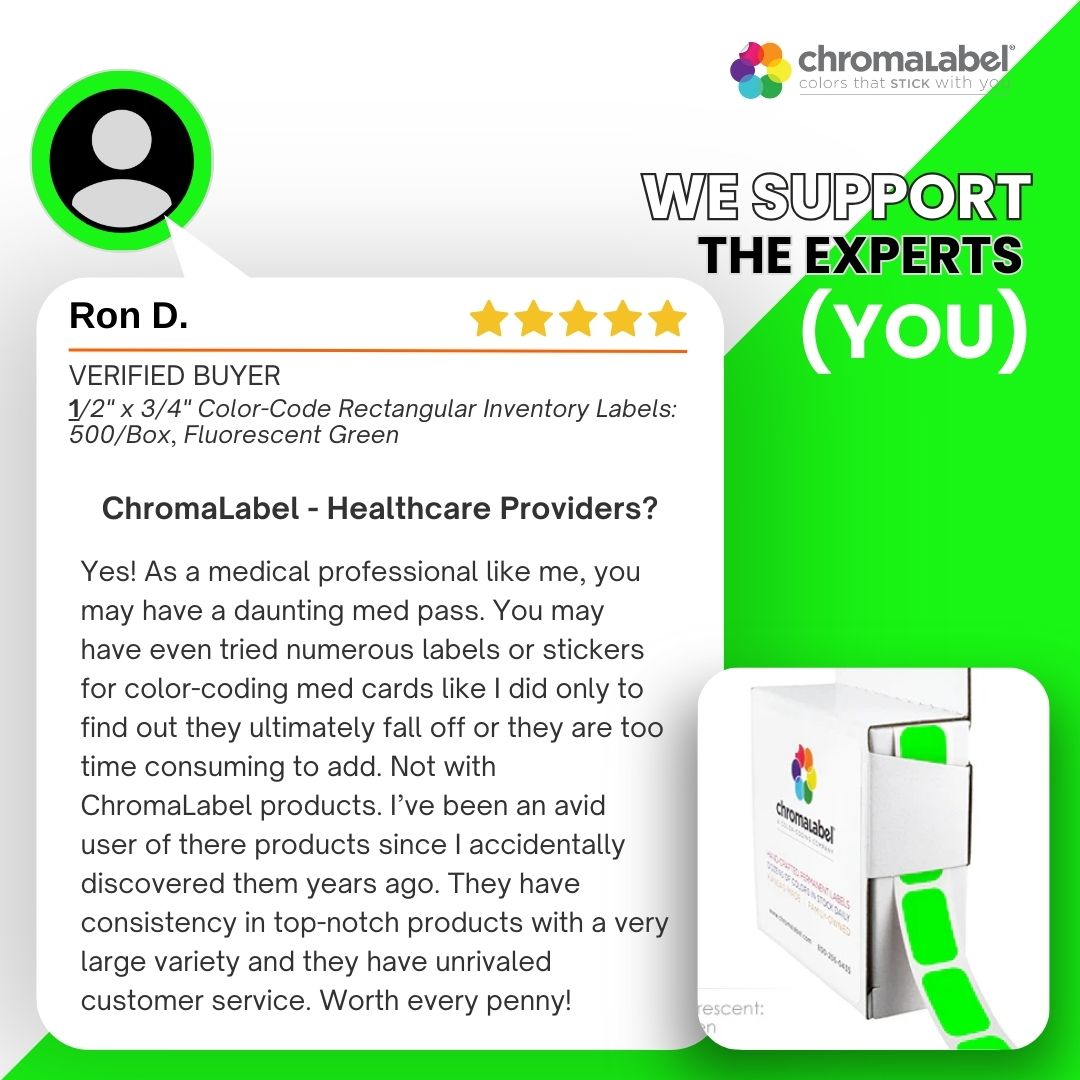 ChromaLabel's tweet image. When every second counts during med pass, you need labels that keep up. ChromaLabel delivers—durable, efficient, and backed by exceptional service.
#MedicalProfessionals #EfficientLabeling #ChromaLabel