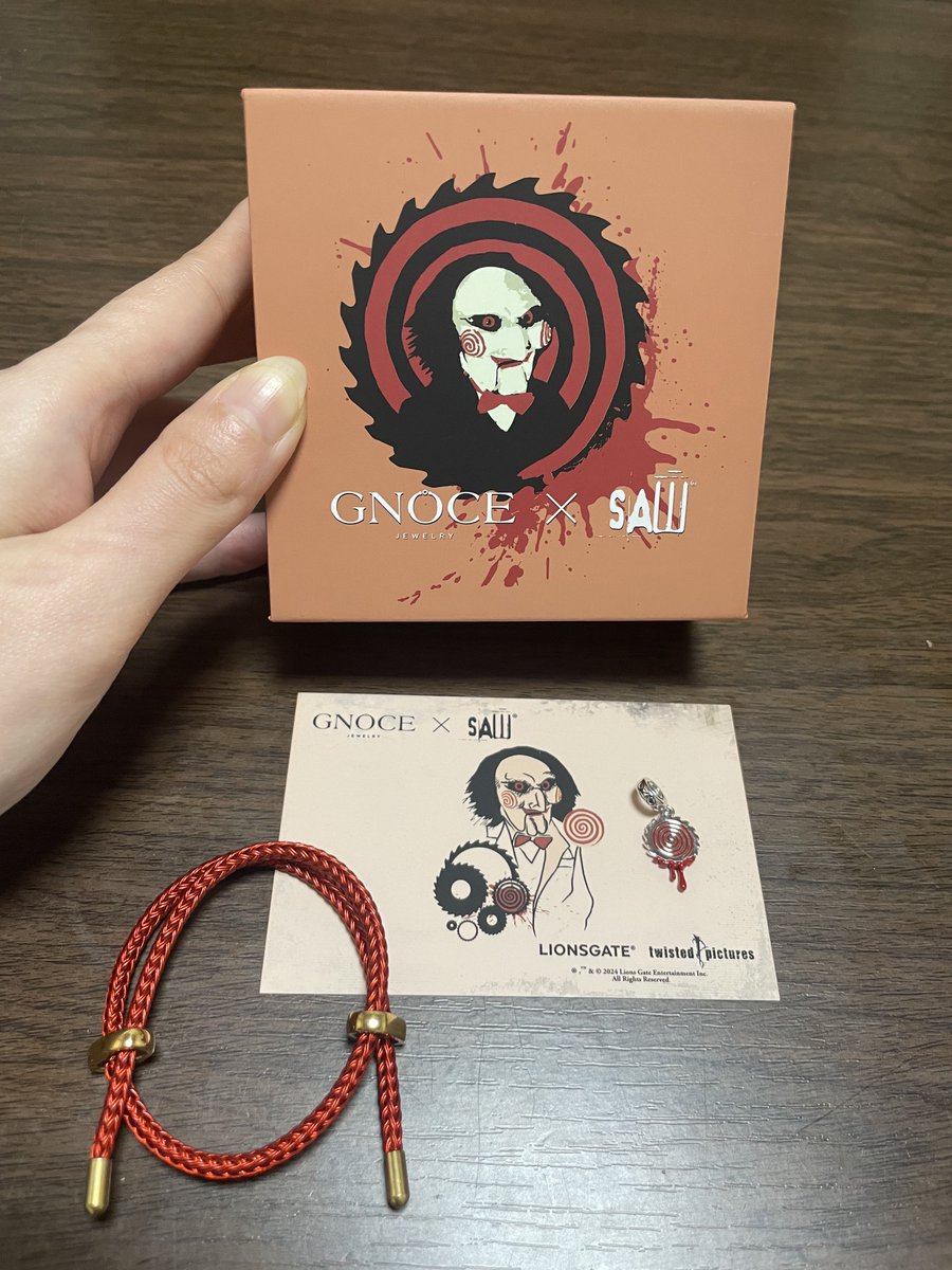 kurone_45's tweet image. ちょい！思ってたよりめちゃ可愛いんですけど！！

これも自分へのご褒美誕生日プレゼント🎁

うへへーい！！！！！
(酔っ払いテンションw)

#gnoce #saw #HorrorMovies