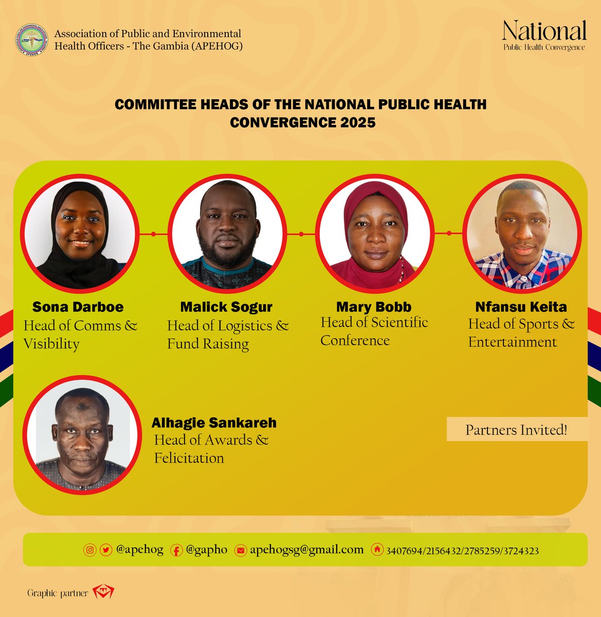 We are excited to unveil the heads of sub-committees for the National Public Health Convergence 2025.  They’re entrusted to lead and coordinate activities of their various committees culminating to the successful organization of NPHC 2025.