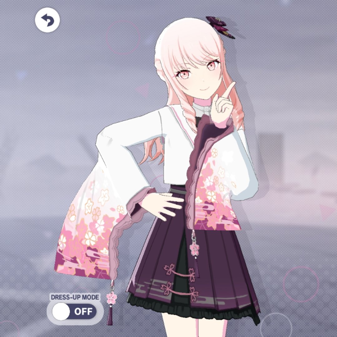 raimcandies's tweet photo. why is the mission pass fit almost identical to anni mizukis outfit did i get scammed https://t.co/tDeI4wkC7j