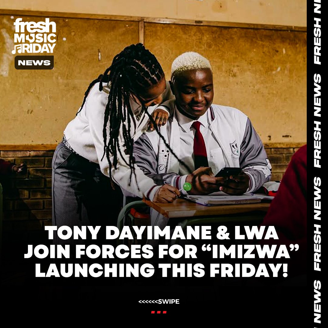FreshMusicFSA's tweet photo. #freshnews :The wait is over! @tonydayimane and @ndlunkulu_sa are bringing the heat with the long-awaited single IMIZWA, dropping this Friday! Are you ready for the vibes? 🔥🙌 #Imizwa #NewMusicAlert #FreshMusicFriday https://t.co/AMN67roFHf
