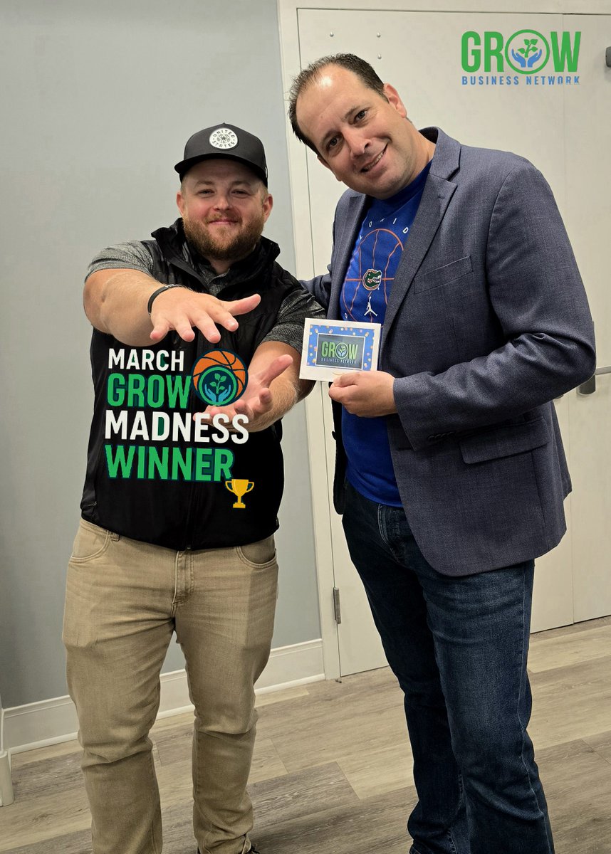 network_grow's tweet photo. Congratulations to Jared, our GROW March Madness champion! 🏆 He scored a $100 Amazon gift card by nailing the most correct picks in our bracket competition. 🏀 Thanks to everyone who joined the fun—we had a blast! 🎉 https://t.co/jU8FwJy4KX