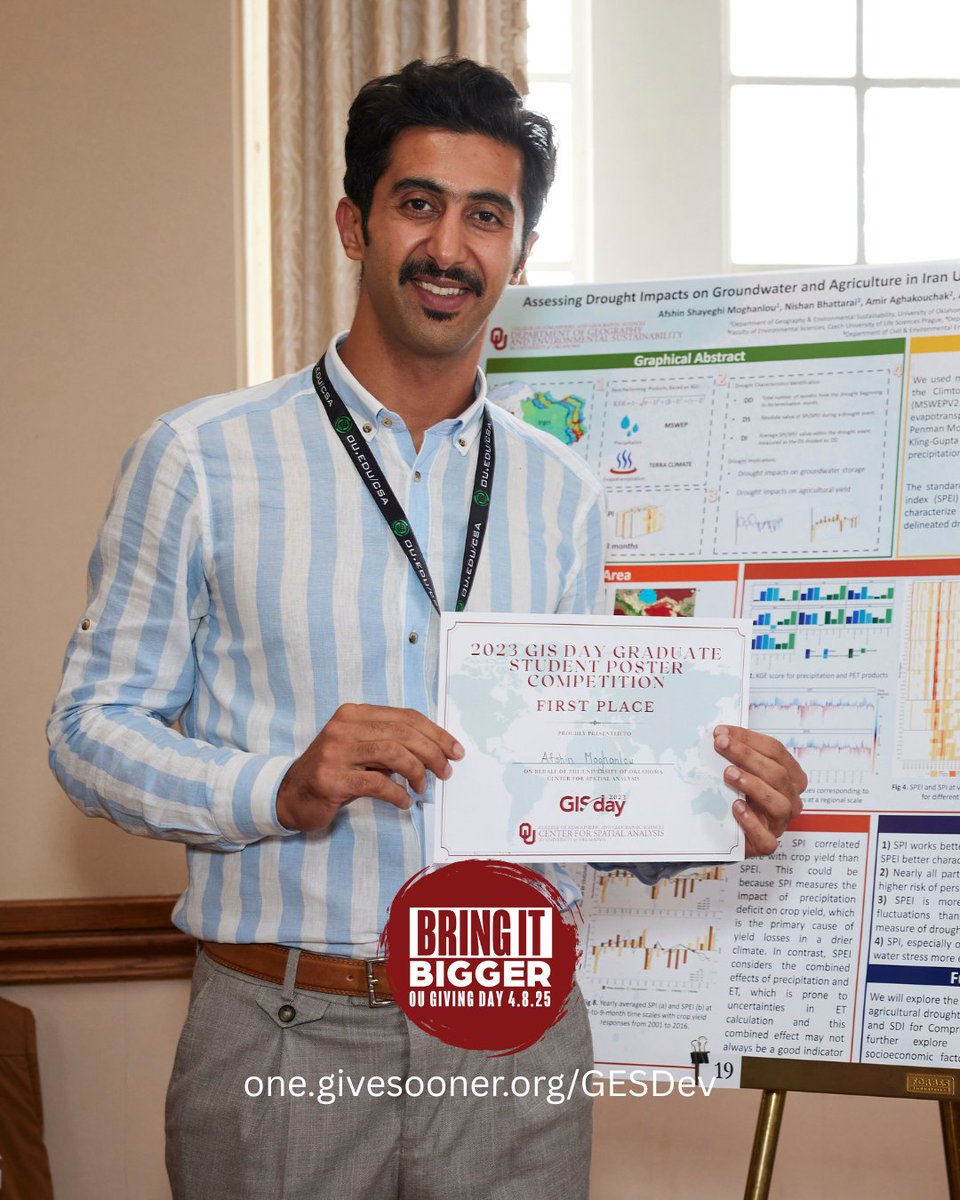 OU Dept. of Geography & ES tweet media