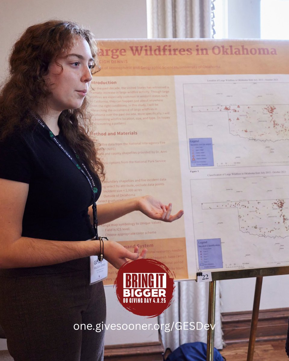 OU Dept. of Geography & ES tweet media