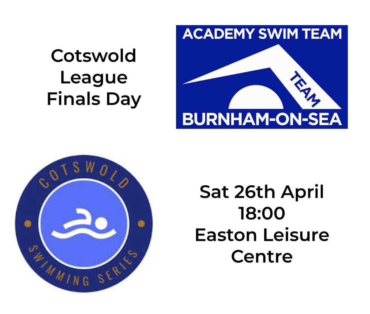 AcademySwimTeam's tweet photo. The Academy Swim Team just missed out on qualifying for the B final of this year's Cotswold League at the weekend after a determined Round 4 performance. They will now contest the C Final on the 26th April at Easton Leisure Centre.

https://t.co/M6G3w2MDJH https://t.co/WD6mhkrIUQ