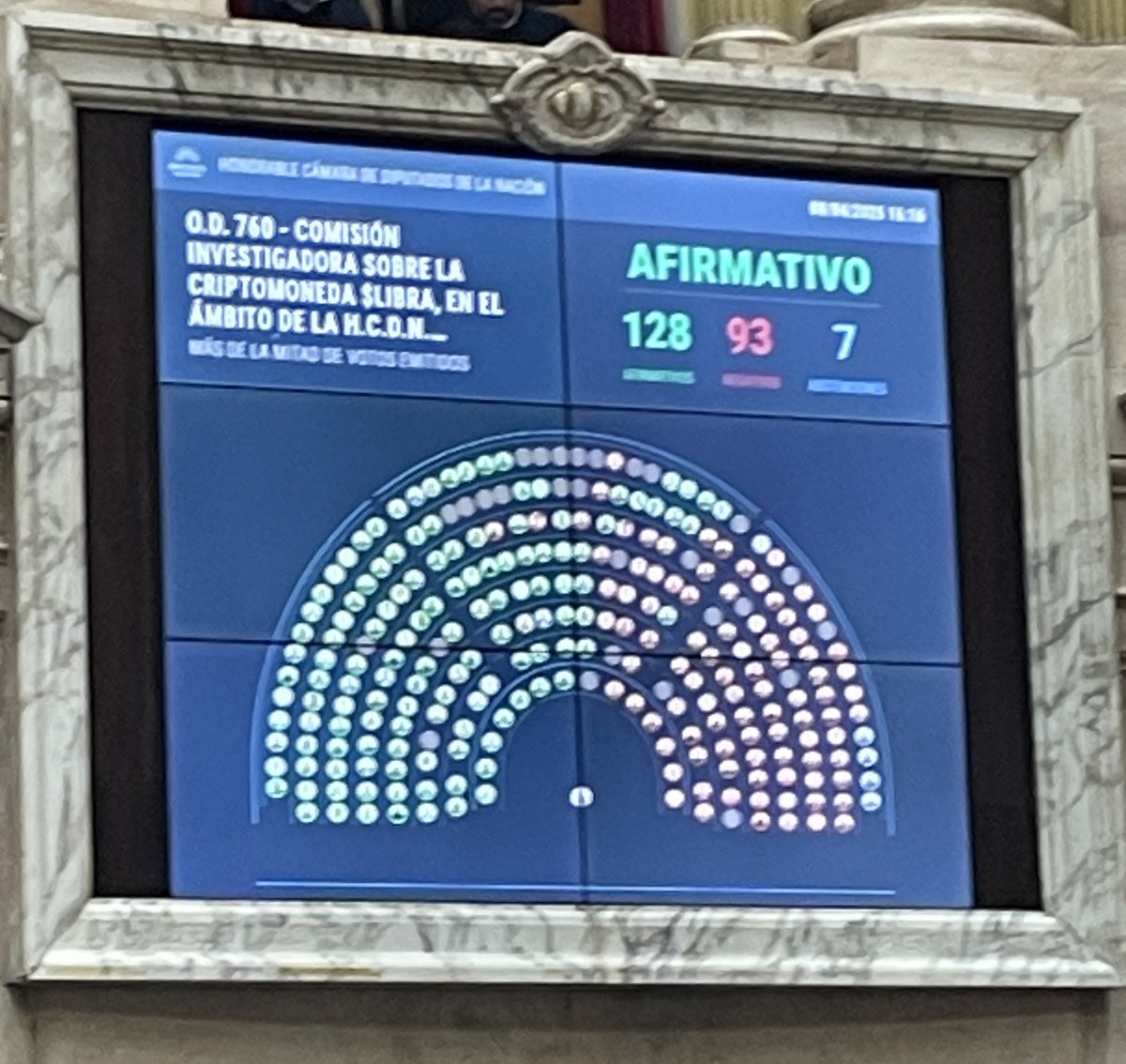 EstebanPaulon's tweet photo. Hay comisión investigadora del crypto escándalo $Libra 

La palabra presidencial tiene peso y su mal uso consecuencias 

En @DiputadosAR vamos a determinar responsabilidades políticas de los funcionarios del gobierno https://t.co/EqHUb1Nj58