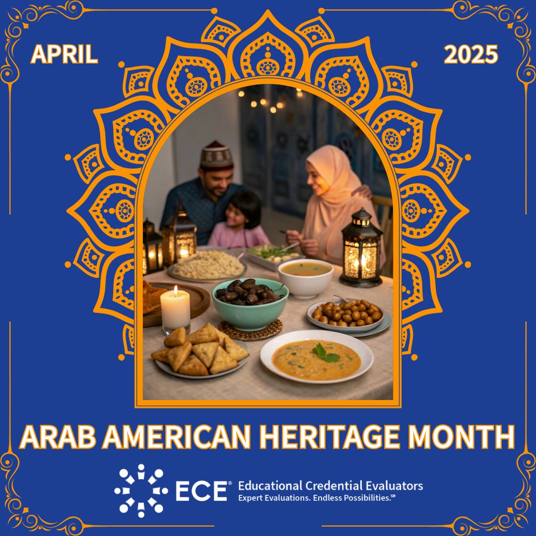 Celebrate #ArabAmericans in April! Representing a community of 3.7 mil #immigrants &amp; descendants from Syria, Lebanon, Egypt, Palestine, Iraq, Jordan, Yemen, &amp; beyond, Arab Americans represent great diversity in faith, race, sexual orientation, gender identity, and ability.

#ECE