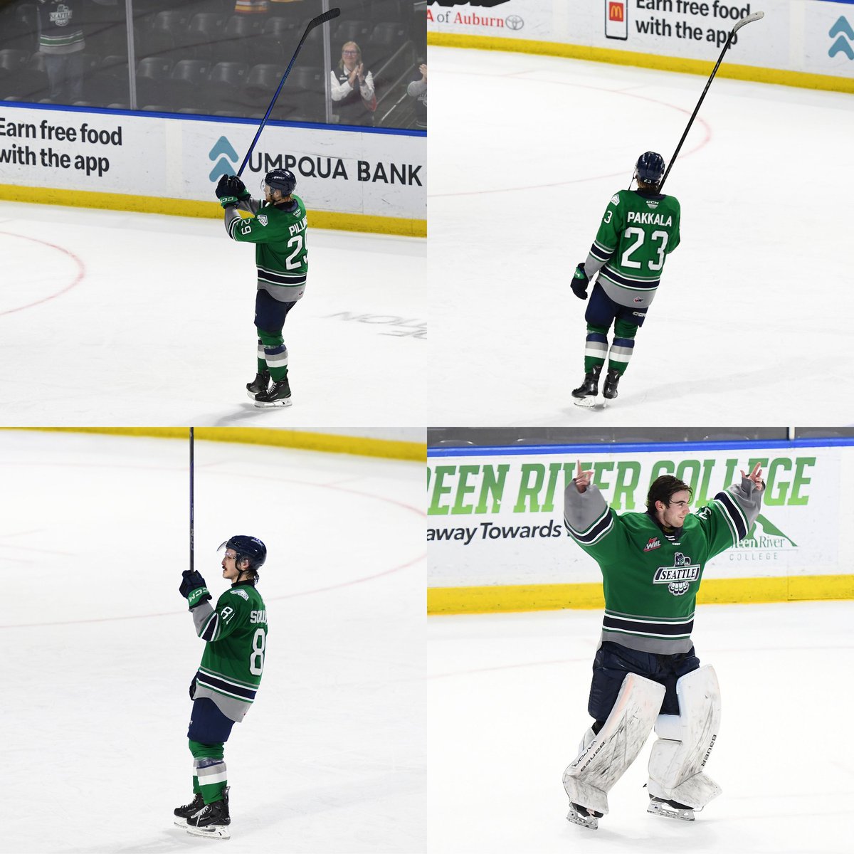 This team. 👏🔥🥺💙💚
Is it September yet? 
Photos taken for the <a href="/TbirdsBoosters/">T-birds Hockey Booster Club</a>