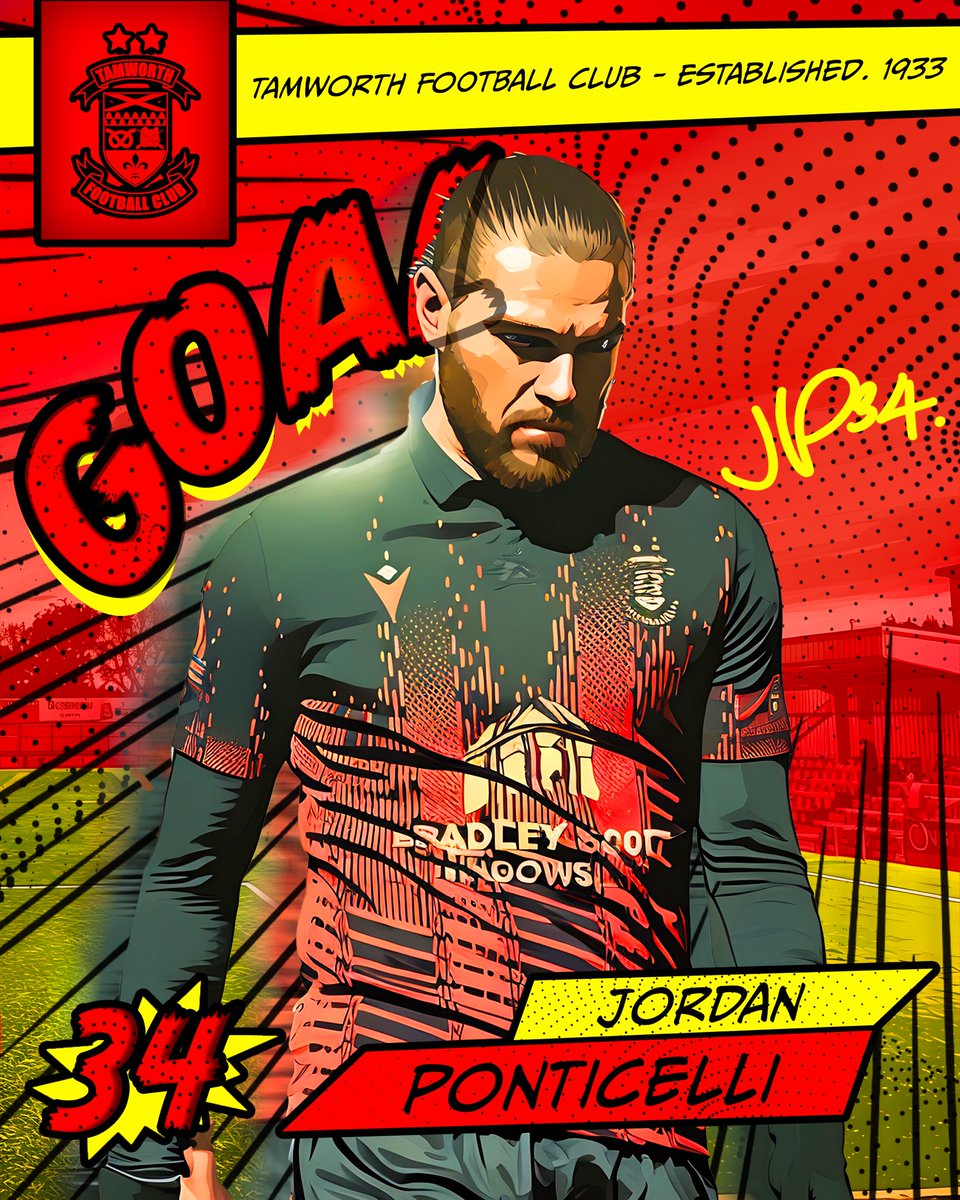 36’ | #TAMCOV 🔴 1-1 🔵

PONTICELLIIII! 🙌

#bristolstreetmotornationtamworth | #COYL 🐑⚽️