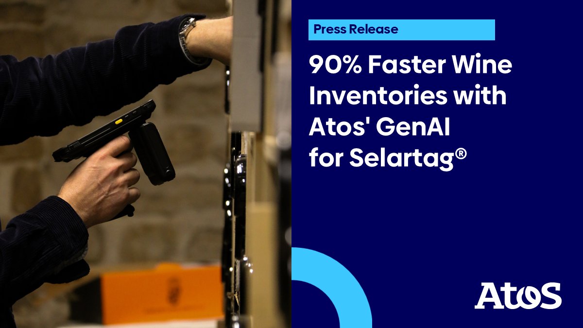 Sommeliers, meet your new #AI assistant 🍷🤖

Atos has integrated #generativeAI into the Selartag® cellar management app — cutting wine listing time from 5 minutes to just 7 seconds. 

 👉 Discover how AI is transforming cellar management: atos.net/en/2025/press-…