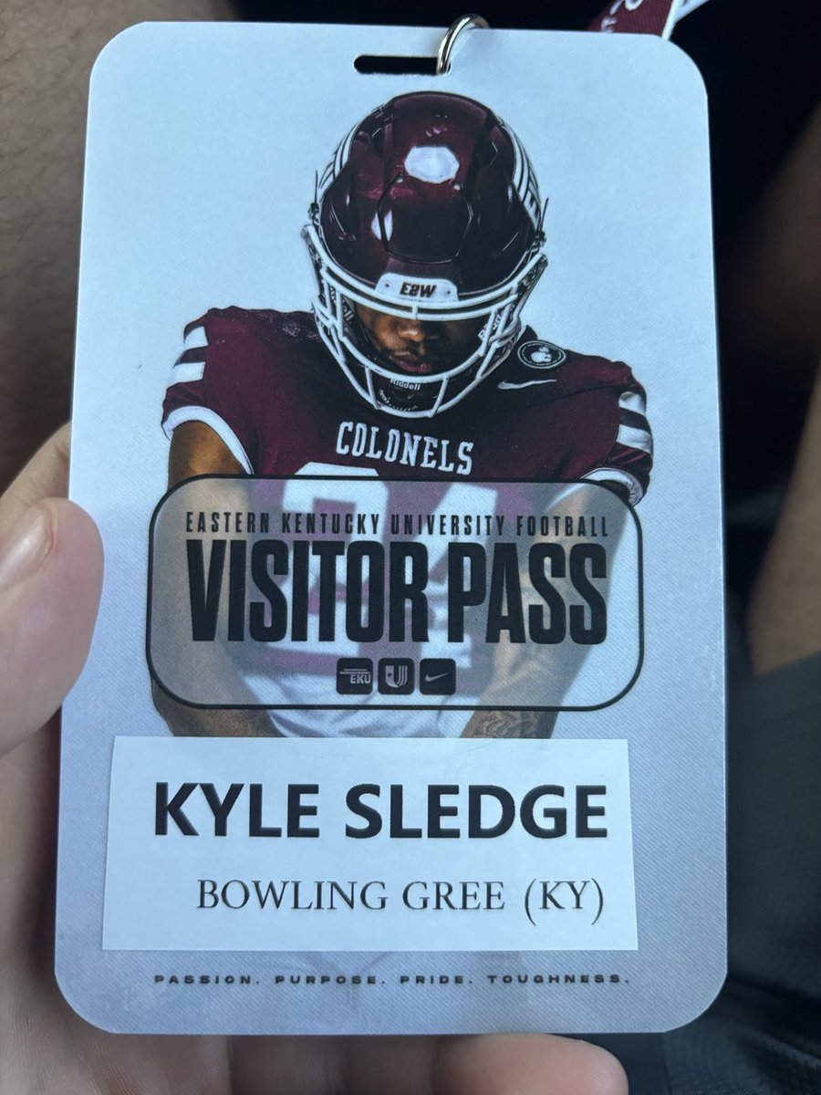 Kyle jr Sledge 2028 (@kylejrsledge1) on Twitter photo Had a great time visiting practice, thank you <a href="/EKUFootball/">EKU Football</a> for making this happen, excited to get back <a href="/PurplesFootball/">BGHS Football</a> <a href="/alex_strode/">Alex Strode</a> <a href="/MacCorleone74/">Rion (Ree-un) Young</a> <a href="/TomLuginbill/">Tom Luginbill 🇺🇸 🏈</a> <a href="/CJacksonPRZ/">Connor Jackson</a> and happy birthday to a former purple <a href="/VitoTisdale1/">BUD</a> Had a great time visiting practice, thank you <a href="/EKUFootball/">EKU Football</a> for making this happen, excited to get back <a href="/PurplesFootball/">BGHS Football</a> <a href="/alex_strode/">Alex Strode</a> <a href="/MacCorleone74/">Rion (Ree-un) Young</a> <a href="/TomLuginbill/">Tom Luginbill 🇺🇸 🏈</a> <a href="/CJacksonPRZ/">Connor Jackson</a> and happy birthday to a former purple <a href="/VitoTisdale1/">BUD</a>