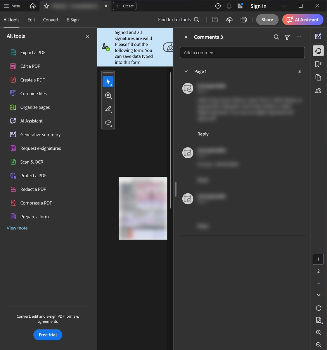 Burbley1's tweet photo. Hey @Acrobat how is this a useful interface? https://t.co/p1lXyk1CD0