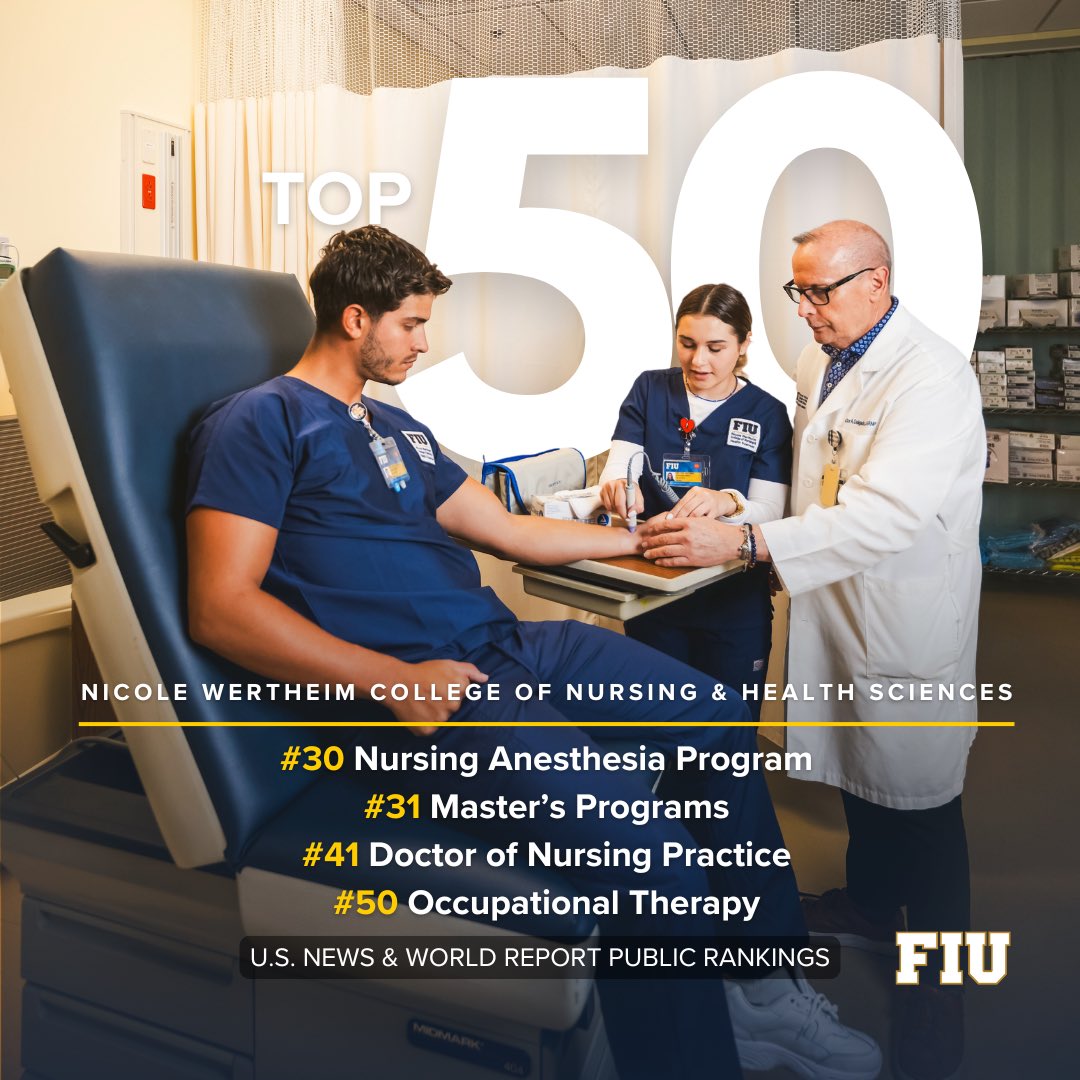 We did it again. 🎉 

FIU’s graduate programs are ranked among the best in the nation by U.S. News &amp; World Report.  

We’re proud to be in the top 50. #FIU
