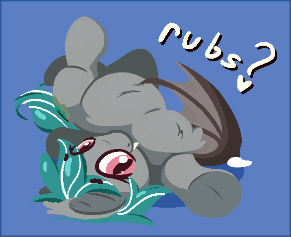 Bat asking politely. Lil gift done for <a href="/rainbow_spek_gs/">RainbowŠpekGS</a> ❤️
#mlp #pony