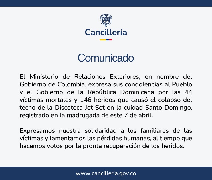 Cancillería Colombia tweet media