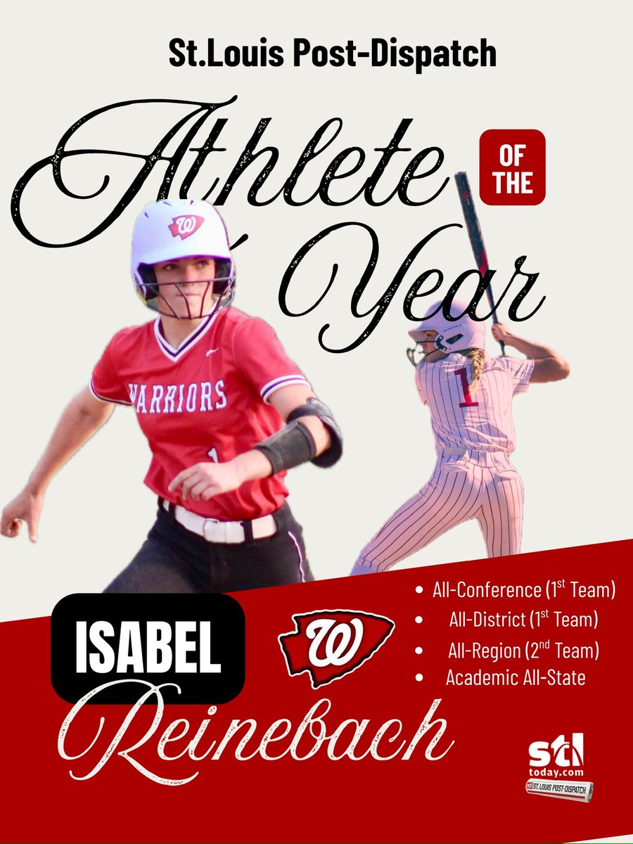 Congrats to our very own <a href="/isabelreinebach/">Isabel Reinebach</a> for being recognized by the St. Louis Post-Dispatch as Winfield’s Athlete of the Year!