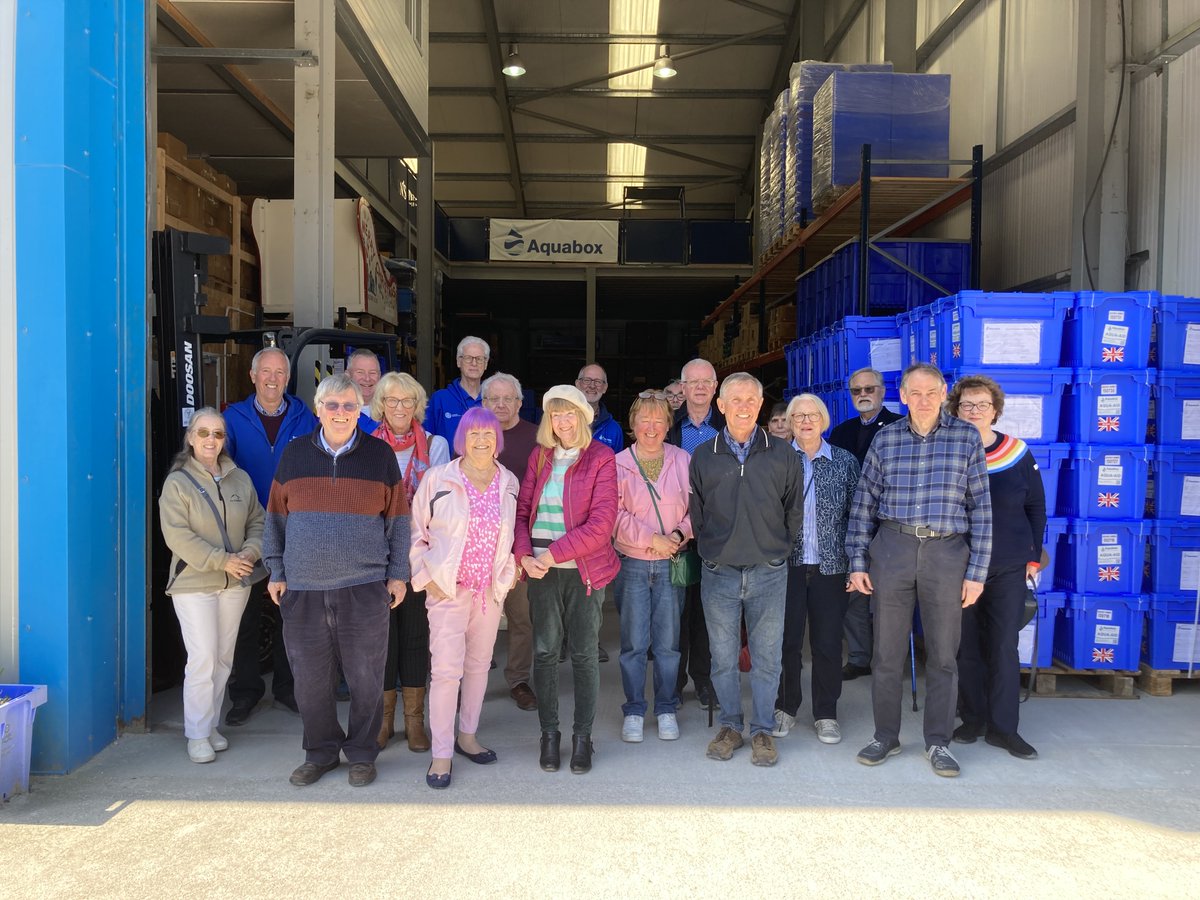 We had a fascinating visit to Aquabox today, the Derbyshire based charity that provides safe drinking water and humanitarian aid to people affected by natural disasters, extreme weather and conflicts. aquabox.org