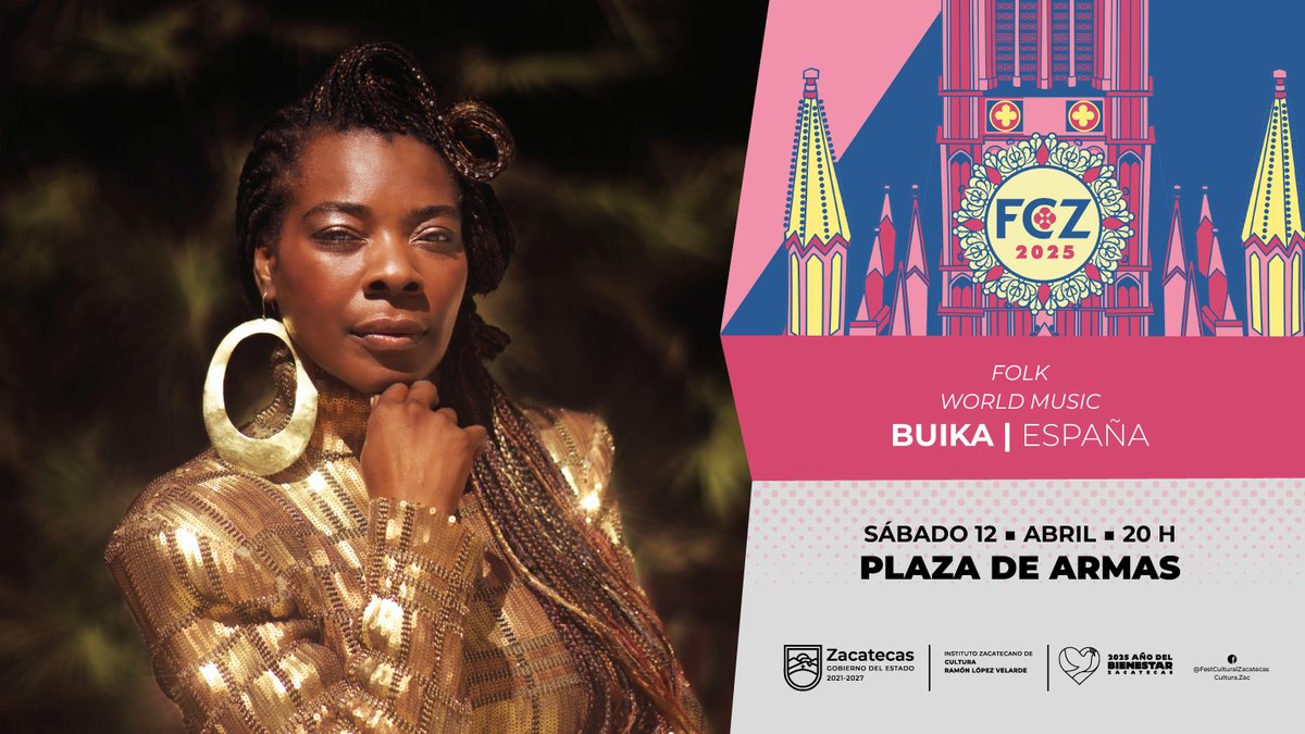 gobiernozac's tweet photo. 🎼🎙 I México y España se hacen presentes en el máximo escenario de la cultura en Zacatecas.

Disfruta de una noche llena de música y magia en nuestro Festival Cultural Zacatecas 2025.

📅 Fecha: 12 de abril
📍 Lugar: Plaza de Armas

#ZacatecasEsCultura
#PazEsBienestar🕊
#fcz2025 https://t.co/3hZBbcrGxK