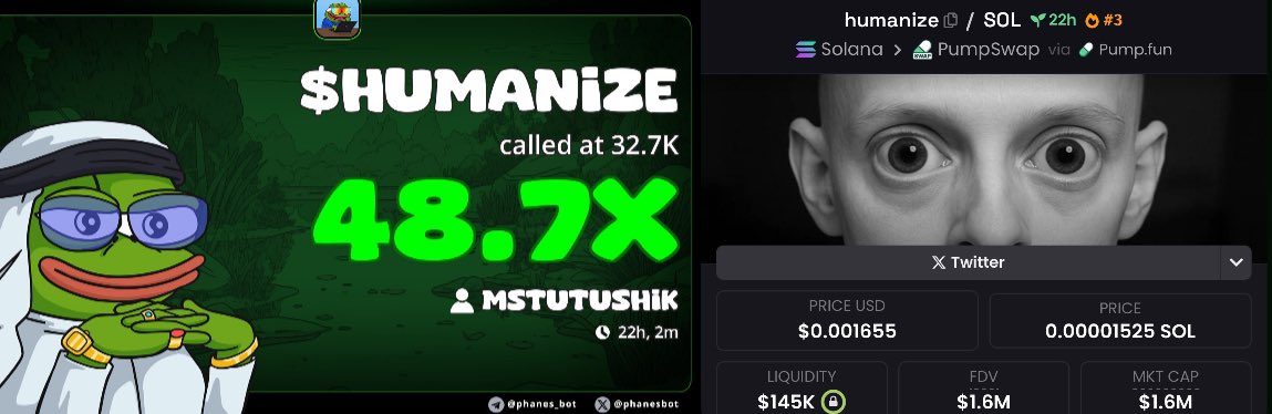 Tutushik5's tweet photo. Called at 32k and it’s sitting at 1.6M

Can we go higher?🤭🤔 #IsThisAlpha https://t.co/4E4LXsFTi9