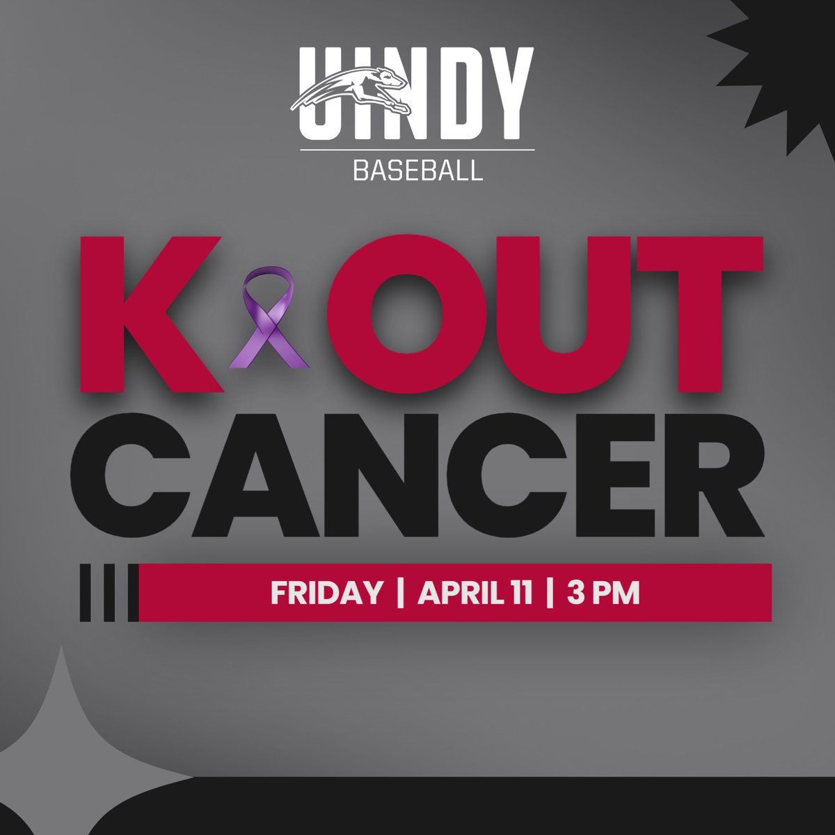 ⚾️💜 | Dawson needs you, Greyhound Nation!

Come out to Greyhound Park this Friday to support Dawson Gabe in his battle with cancer. All proceeds will go to Dawson &amp; his family ⤵️

🔗 athletics.uindy.edu/news/2025/4/8/…