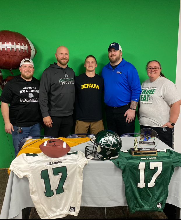 Congratulations to Noah Bryant on signing his letter of intent to continue his academic and football career at Depauw!
