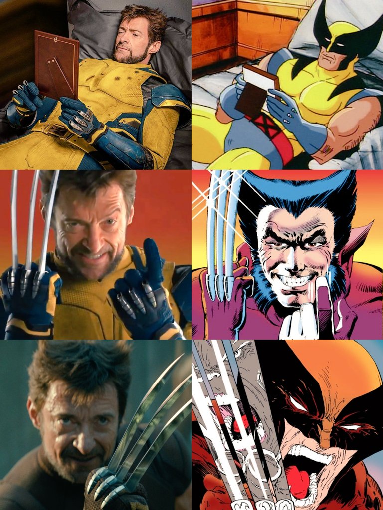 MCUFilmNews's tweet image. Hugh Jackman recreates Wolverine's iconic moments!