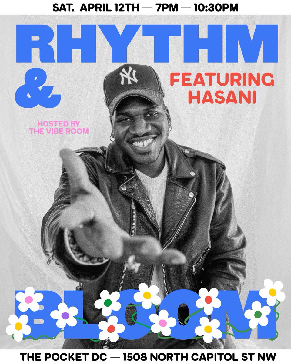 the_vibe_room's tweet photo. Only 7 tickets left for Rhythm & Bloom — and Saturday’s coming fast.
Live R&B, rap, and real DMV energy. Don’t be the one watching it on IG stories.
RSVP: https://t.co/fG5iSDE7Vp
#RhythmAndBloom #DMVEvents #TheVibeRoom #AlmostSoldOut https://t.co/4IR4TMxXSN