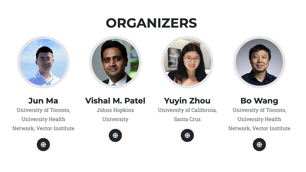 Bo Wang (@bowang87) on Twitter photo Excited to announce the 2nd Workshop on Foundation Models for Medical Vision (FMV) at #CVPR2025! <a href="/CVPR/">#CVPR2025</a>
š fmv-cvpr25workshop.github.io
FMV brings together researchers pushing the boundaries of medical AGI.
We are also proud to host an esteemed lineup of speakers:
Dr. Jakob Nikolas Excited to announce the 2nd Workshop on Foundation Models for Medical Vision (FMV) at #CVPR2025! <a href="/CVPR/">#CVPR2025</a>
š fmv-cvpr25workshop.github.io
FMV brings together researchers pushing the boundaries of medical AGI.
We are also proud to host an esteemed lineup of speakers:
Dr. Jakob Nikolas