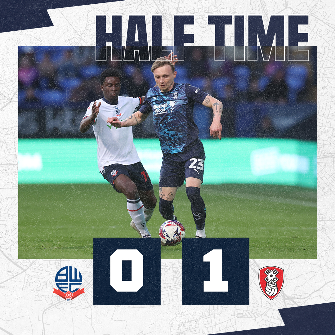 OfficialBWFC's tweet photo. It's been mainly Wanderers but we trail at the break. ⏸️
#bwfc https://t.co/21pI4ViU9k