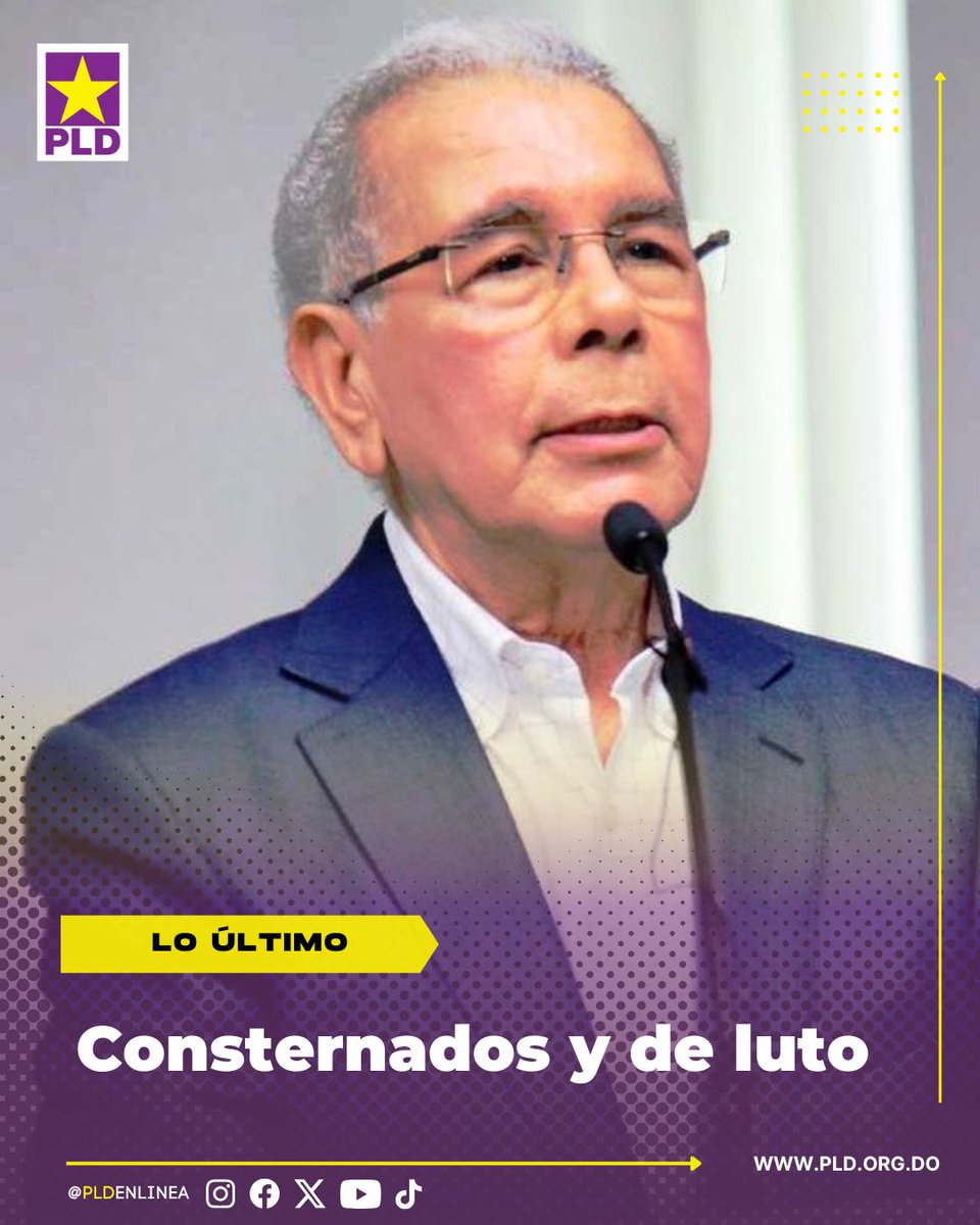 #LoÚltimoPLD | <a href="/DaniloMedina/">Danilo Medina</a>, Presidente del #PLD, define como desgarradora la tragedia que afectó la discoteca Jet Set. Expresa la solidaridad del Partido.

AMPLIAR: vanguardiadelpueblo.do/2025/04/08/con… vía <a href="/VanguardiaRD/">Vanguardia</a>