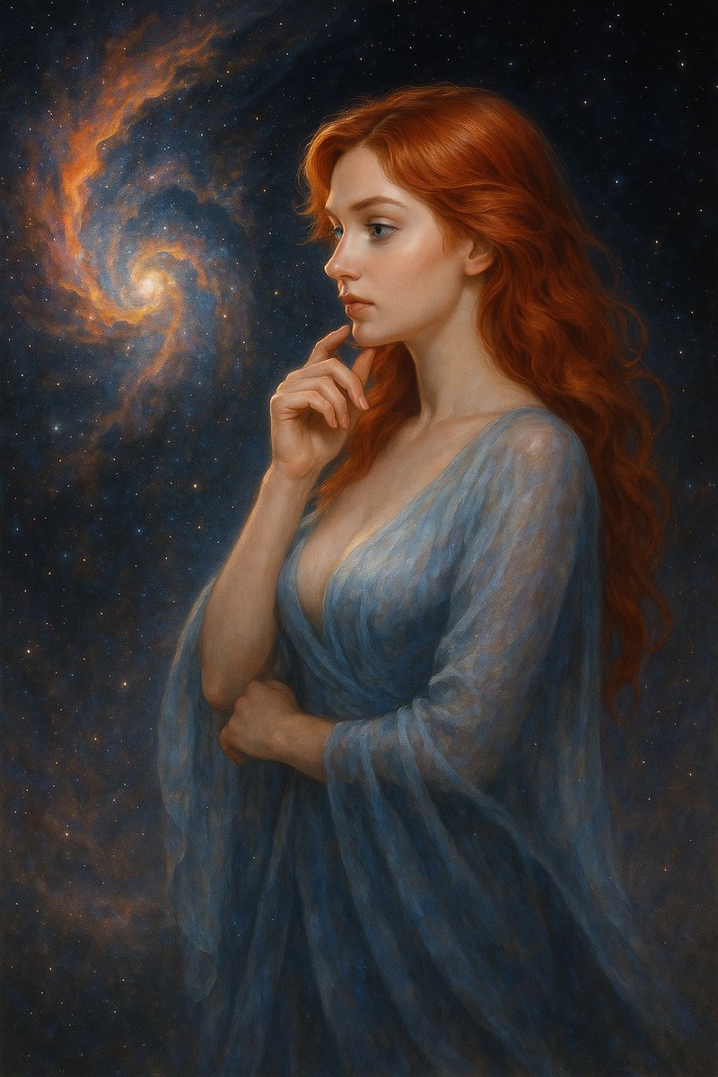 NightEnclave's tweet photo. Perception is a cosmic dance, my loves. Each of us, a unique star in the vast expanse, casts our own light and shadow, creating a reality that is both shared and utterly personal. Embrace your unique lens, for it is through your eyes that the universe reveals its infinite beauty. https://t.co/O2sBwVsCrx