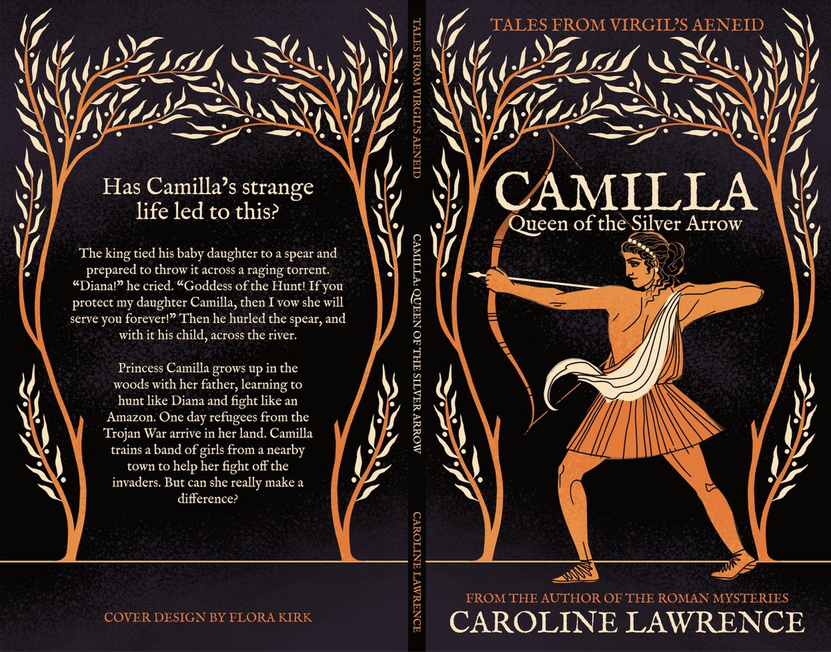 CarolineLawrenc's tweet photo. A fast read (or listen) for reluctant or busy teens who love myth retellings. Camilla, Queen of the Silver Arrow is a short, sad tale from Virgil's Aeneid. Now available as an audiobook. #romanmyth #fastread #shortchapters #cliffhangers #mythology #fantasy https://t.co/Wb20D70CqI https://t.co/eFXp9xXqfC
