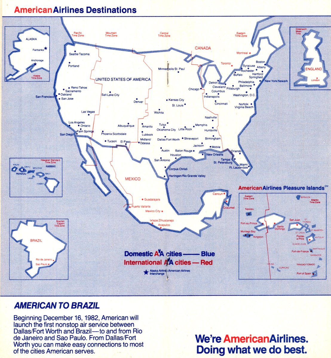 AvGeek71's tweet image. American Airlines - &quot;Nobody gets you where you&apos;re going like American.&quot; September, 1982 #avgeek #avgeeks #airline #airlines #aviation #travel #AmericanAirlines