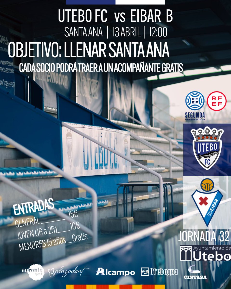 🏟️ 𝙀𝙇 𝙁𝘼𝘾𝙏𝙊𝙍 𝙎𝘼𝙉𝙏𝘼 𝘼𝙉𝘼!!

👉 Entramos en la recta final, 4 jornadas de las que 3 se jugarán en Santa Ana.

🐟Cada Socio podrá venir al partido con un acompañante totalmente gratis!!

🔥 El equipo necesita que Santa Ana sea la caldera de las grandes citas.