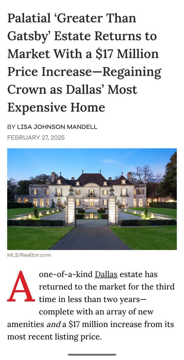 This $64M Dallas mansion comes with its own forest, spa, and a wine cellar for 3,000 bottles… You’ve NEVER seen luxury like this. #DallasRealEstate #LuxuryHomes #CrespiEstate #MegaMansion #RealEstateTok #DFWRealtor #MansionTour #DreamHome"