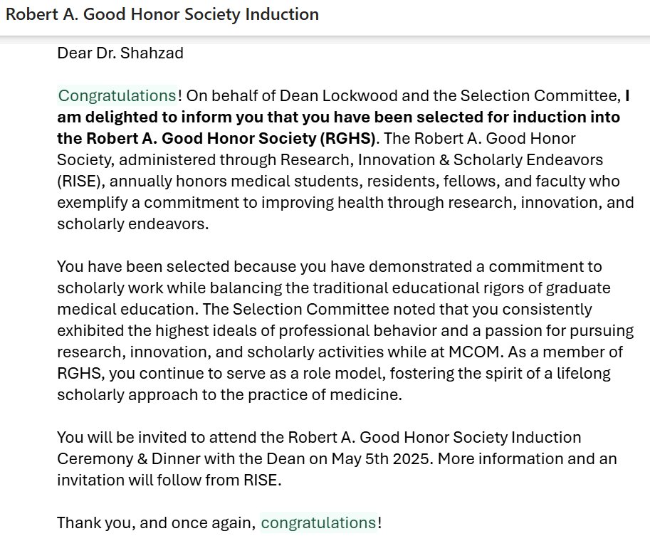 Moazzam Shahzad, MD (@mshahzadmd) on Twitter photo Honored to be selected for induction into the prestigious Robert A. Good Honor Society #RGHS offered to no more than 1% of the total Fellow population. Thankful to my excellent HemOnc program and mentors. <a href="/USouthFlorida/">University of South Florida</a> <a href="/MoffittNews/">Moffitt Cancer Center</a> <a href="/mumairmushtaq/">Muhammad Umair Mushtaq (Abu Mikael)</a> <a href="/TalhaBadarMD/">Talha Badar</a> <a href="/FaizAnwerMD1/">Faiz Anwer MD</a> Honored to be selected for induction into the prestigious Robert A. Good Honor Society #RGHS offered to no more than 1% of the total Fellow population. Thankful to my excellent HemOnc program and mentors. <a href="/USouthFlorida/">University of South Florida</a> <a href="/MoffittNews/">Moffitt Cancer Center</a> <a href="/mumairmushtaq/">Muhammad Umair Mushtaq (Abu Mikael)</a> <a href="/TalhaBadarMD/">Talha Badar</a> <a href="/FaizAnwerMD1/">Faiz Anwer MD</a>