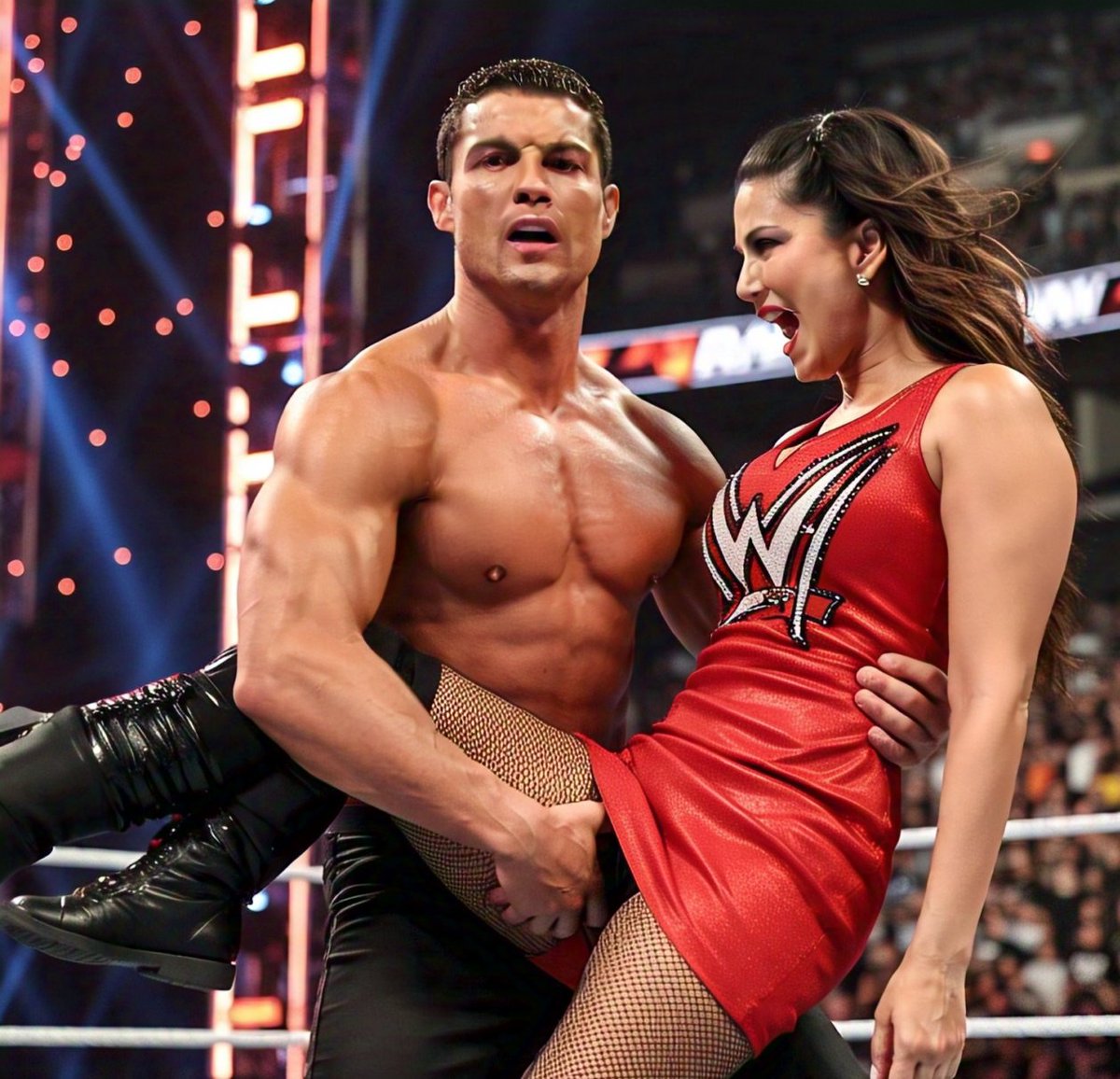 Fernando12YT2's tweet photo. Sunny Leone and Ronaldo kissing 😘 #bollywoodactoractress 💋 #sunnnyleone https://t.co/sYZi7m428h