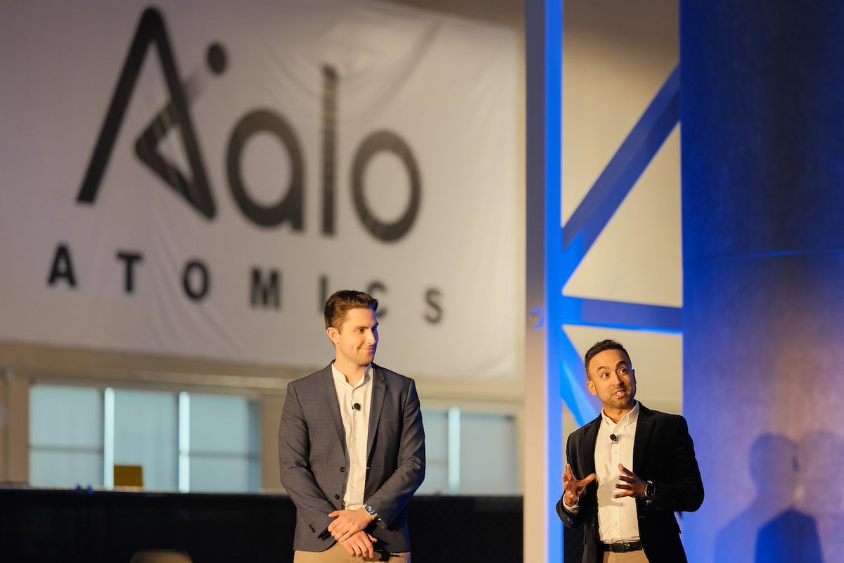 Yesterday, we hosted a crowd of 300 to make three big announcements.

The audience included investors, customers, suppliers, government, press, family, and friends.

We unveiled:

1️⃣ The Aalo Pod, our 50 MWe nuclear power plant, purpose built for AI data centers.

2️⃣ The first