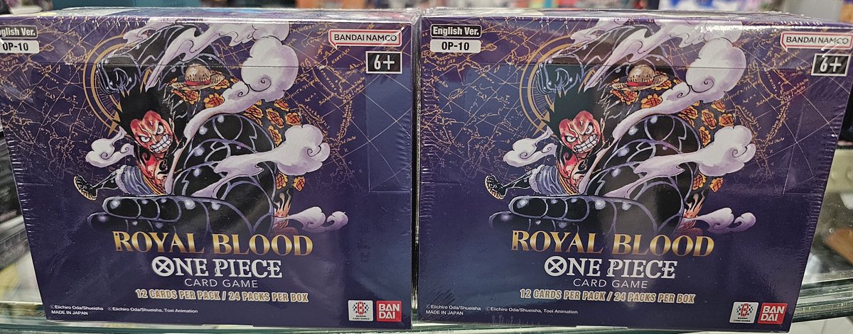 CuteCitySales1's tweet photo. #onepiececardgame  Royal Blood Booster boxes already for Sale!! 

#onepiecetcg #onepiececardgame #onepieceanime #onepiecefan #onepiecepcgtwolegends #royalblood  @onepiecedaiIys @ONEPIECE_tcg_EN @OnePieceAnime @onepiecetcgdeal @ONEPIECEtcgSHOP @OnePieceTCGESP https://t.co/IHpbhyX65C